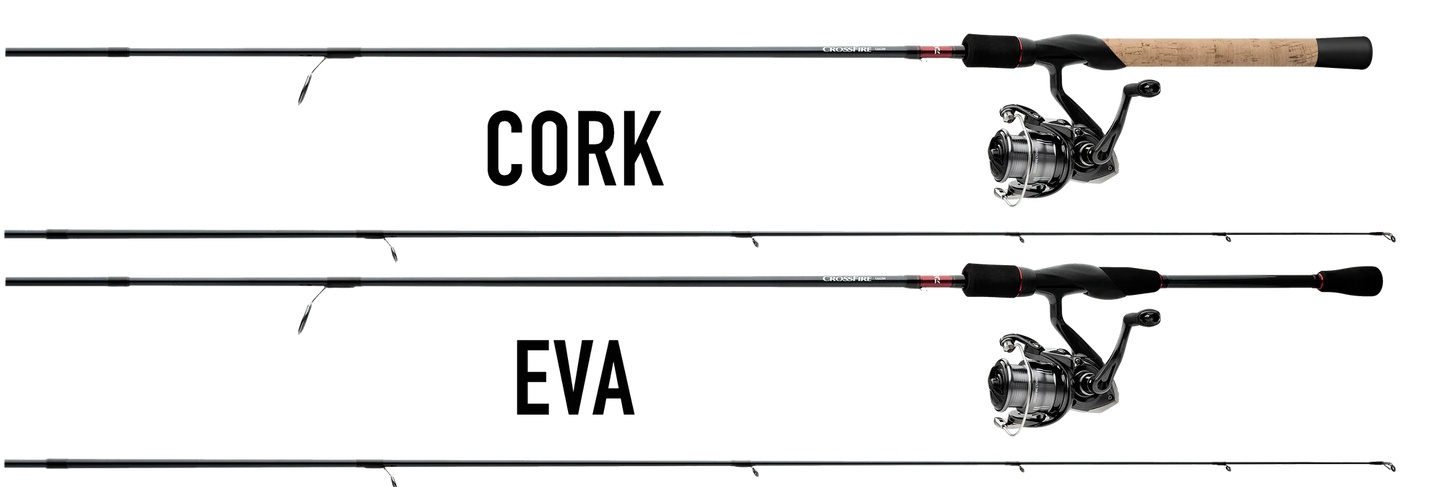 Daiwa Crossfire Spinning Combo EVA Grip CF30G702M-