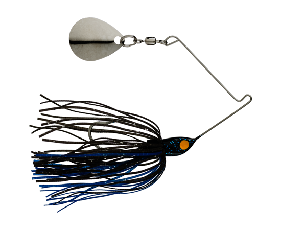 Strike King Micro-King Spinnerbait 1/16oz Blk Blue MC-76
