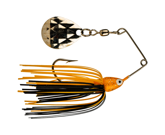 Strike King Mini-King Spinnerbait 1/8oz Blk Yellow MK-77G
