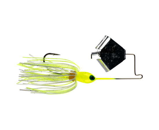Strike King Mini Pro-Buzz Topwater Buzzbait 1/8 Chartreuse White