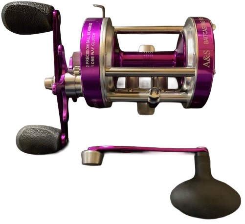 A&S PC-6000 Baitcast Reel PURPLE