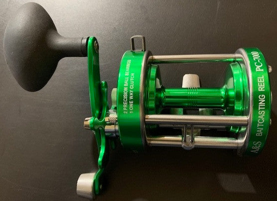 A&S PC-7000 Baitcast Reel GREEN