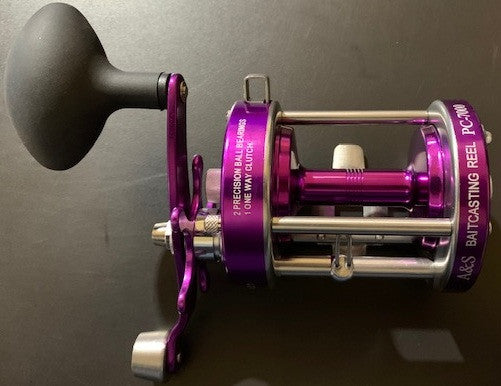 A&S PC-7000 Baitcast Reel PURPLE