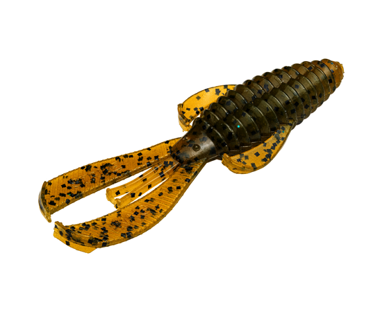 Strike King Rage Bug Green Pumpkin 4" Pack of 7