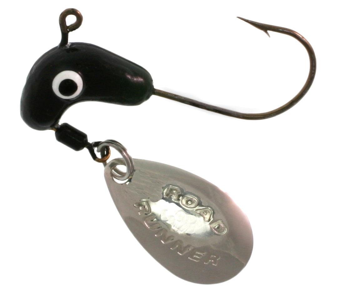 Blakemore Road Runner Bladed Jig Heads 1/16oz Black 6 Packs of 4 Count Each