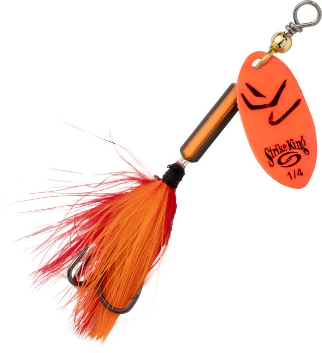 Strike King Bitsy Spinner 1/16 Fire Craw BSPN116-9 Box of 6