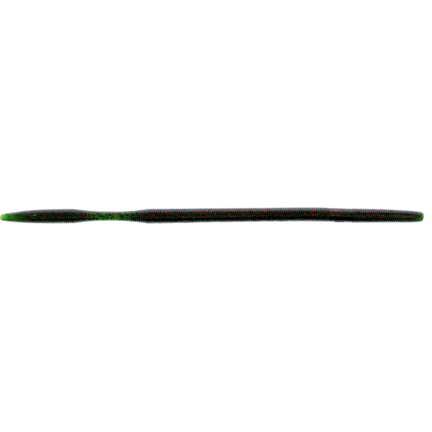 Yamamoto 10" Oki Worm Floater Pack of 6 Watermelon/Blk & Red