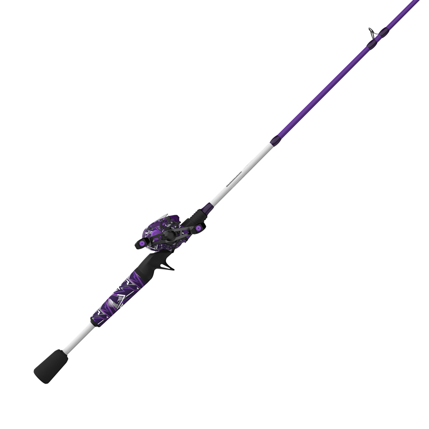 Zebco Roam 6'6" Medium Heavy Purple Baitcast Combo
