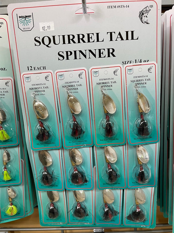 FJ Neil Squirrel Tail Spinner - 1/4 oz.