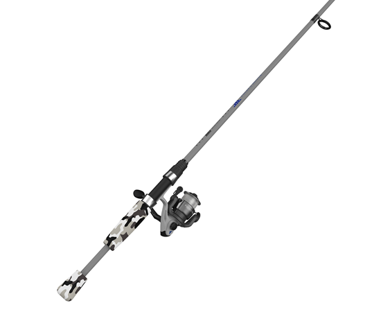 Zebco Folds of Honor Spinning Combo-Gray/Black