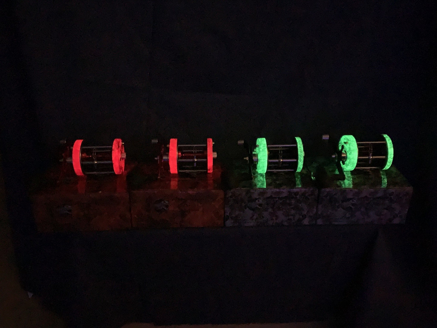 A&S Apocalypse Series Baitcast GLOW Reel Nightmare
