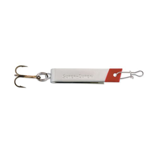Luhr Jensen Super Duper 1 1/4" Nickel/Red Head