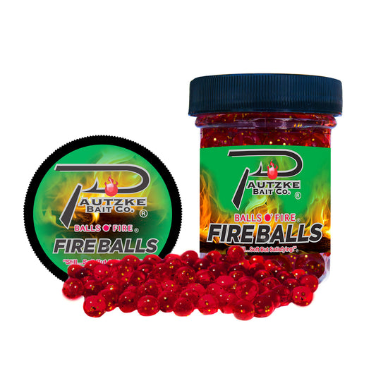 Pautzke Fire Balls Red/Glitter
