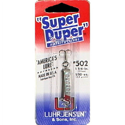 Luhr Jensen Super Duper 1 1/4" Chrome/Silver Prism