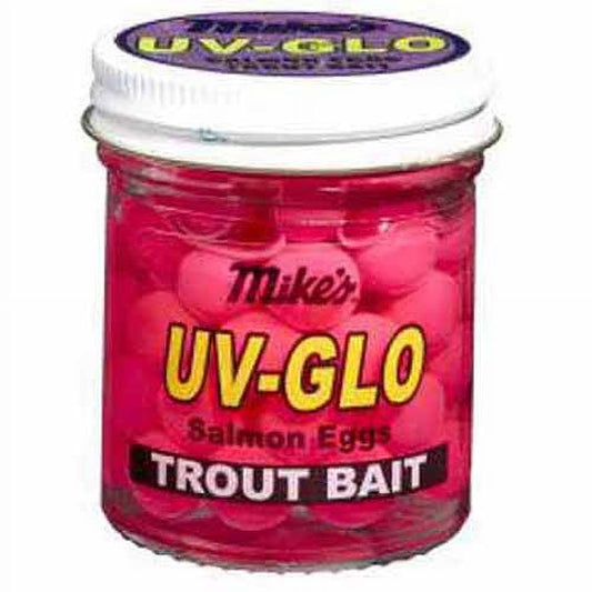 Atlas Mike's UV-GLO Salmon Eggs Glo-Pink