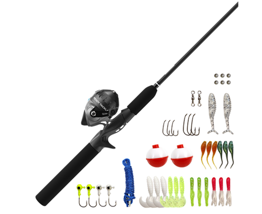 Zebco Ready Tackle Spincast Combo RTSCKLA.BP4