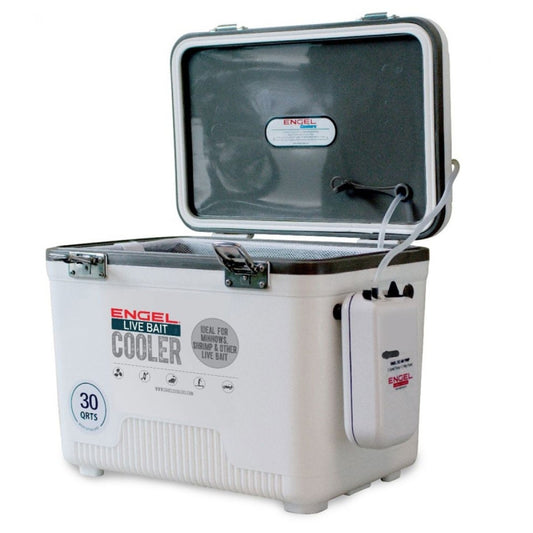 Engel 30qt Bait Cooler ENGLBC30-N White