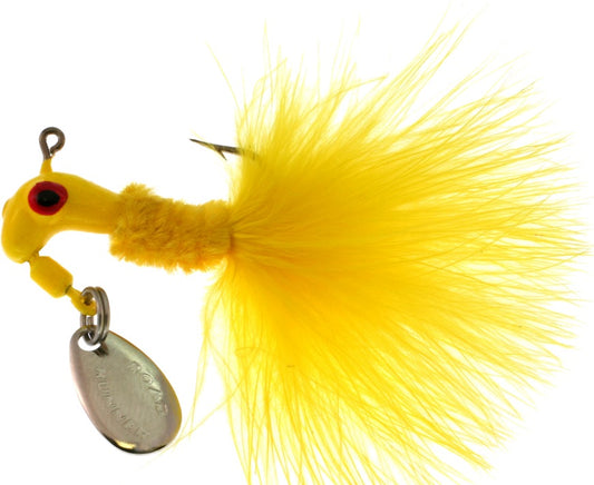 Road Runner Marabou Lures Card of 12 1/8oz 1003 002 Yellow