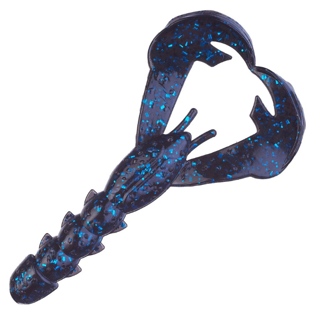Strike King Rage Baby Craw Black Blue FLK