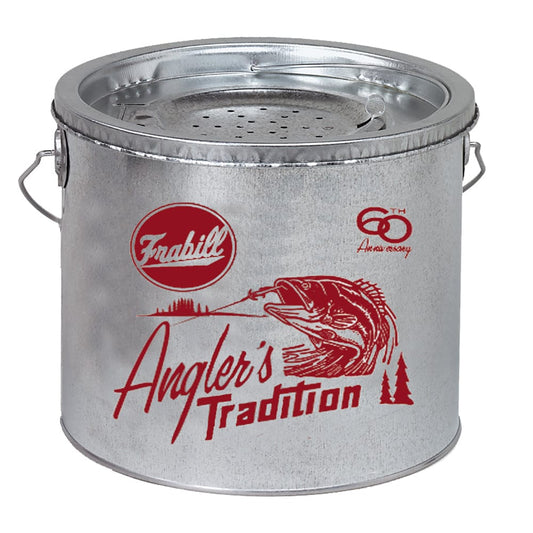 Frabill 8qt Galvanized Metal Minnow Bucket