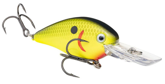 Strike King KVD Deep Diver Crankbait 1.5 Black Back Chartreuse