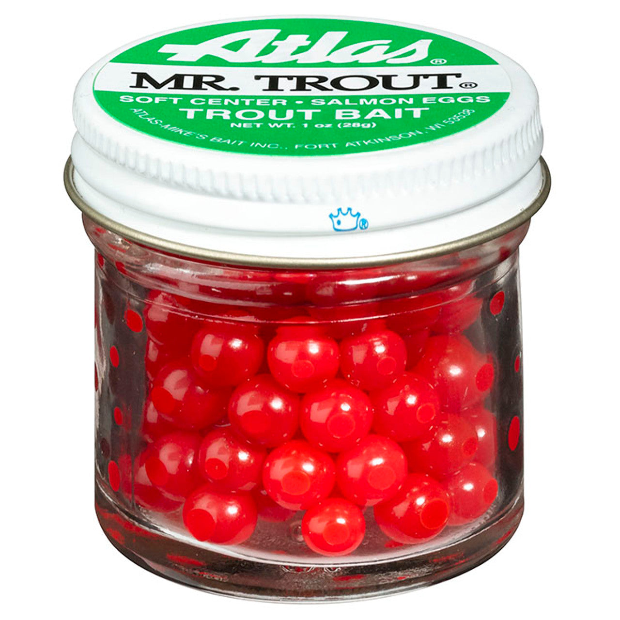 Atlas Mr. Trout "Sugar Egg" Red