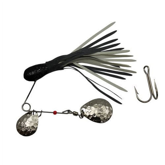 H&H Double Spinner Black-Black/White 12 per Card