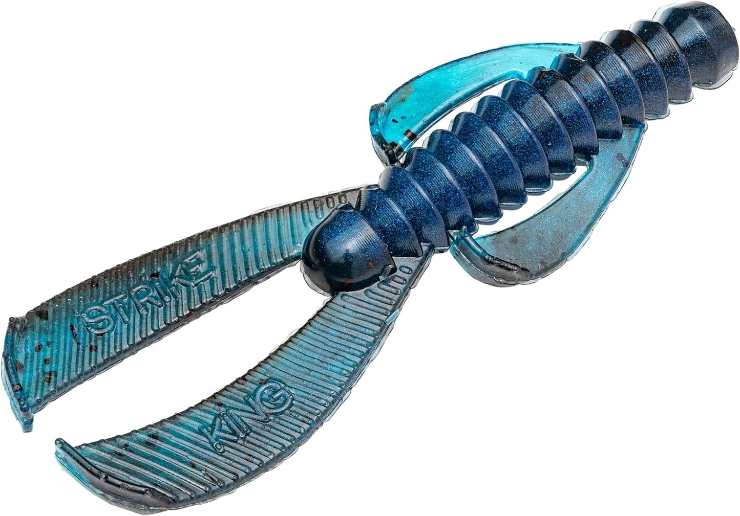 Strike King Rage Ned Bug Black Blue Swirl