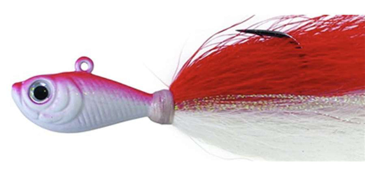 Spro Bucktail Jig 3/8 Red White