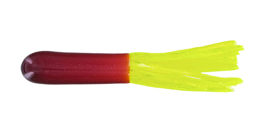 Big Bite 1.5" Crappie Tube Purple/Chart 10 Pack