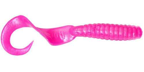 Got-Cha 4" Curltail Grub Pink/Pearl 20 Pack
