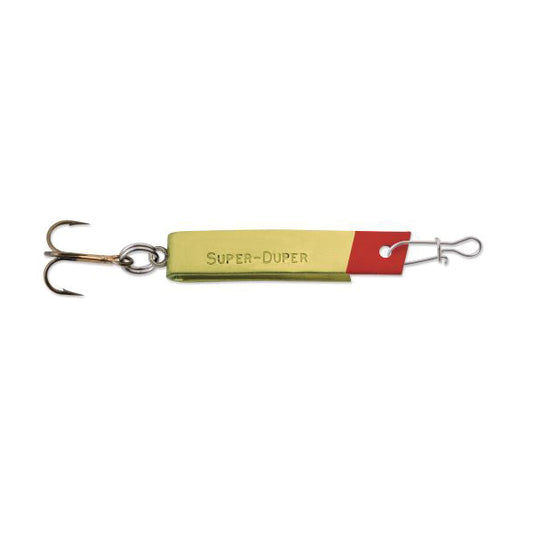 Luhr Jensen Super Duper 1 1/4" Brass/Red Head