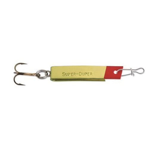 Luhr Jensen Super Duper 1 1/8" Brass/Red Head