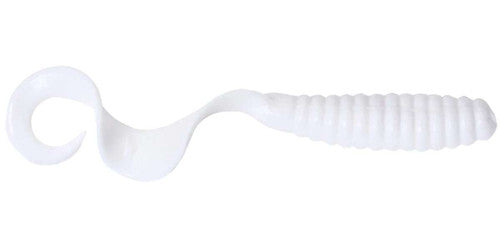 Got-Cha 4" Curltail Grub White 20 Pack
