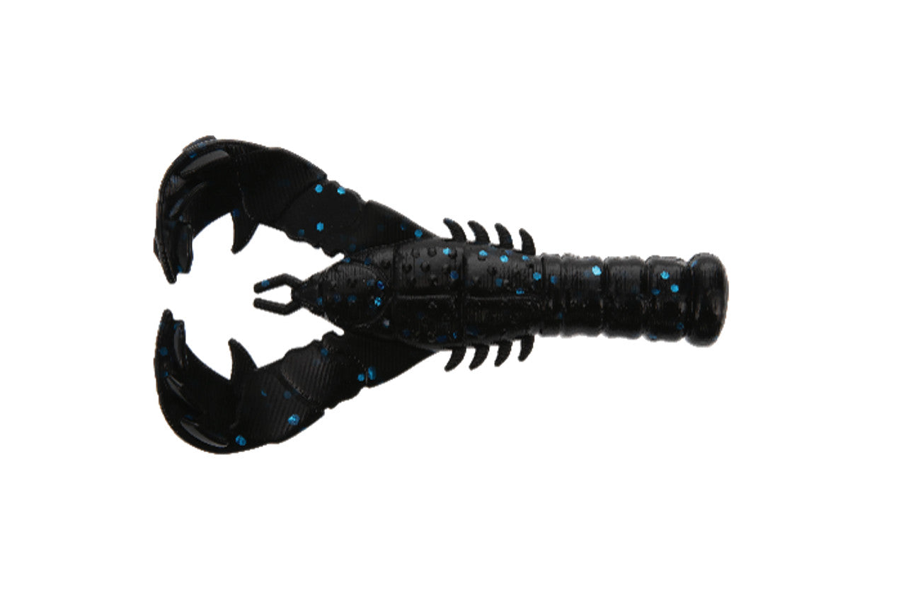 Yamamoto 3" Yama Craw Blk w/Large Blue Flake