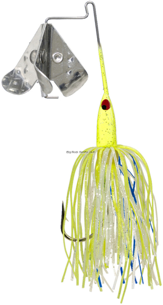 Strike King Buzz King 5/16oz Chart/Blu/Silver