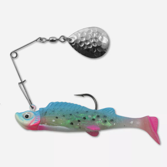 Northland Mimic Minnow Spin 1/16 Glow Rainbow