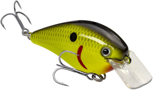 Strike King KVD Hard Knock 1.5 Crankbait Black Back Chartreuse