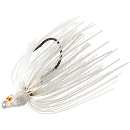 Zman CrossEyez Swim Jig 1/4 Pearl Ghost
