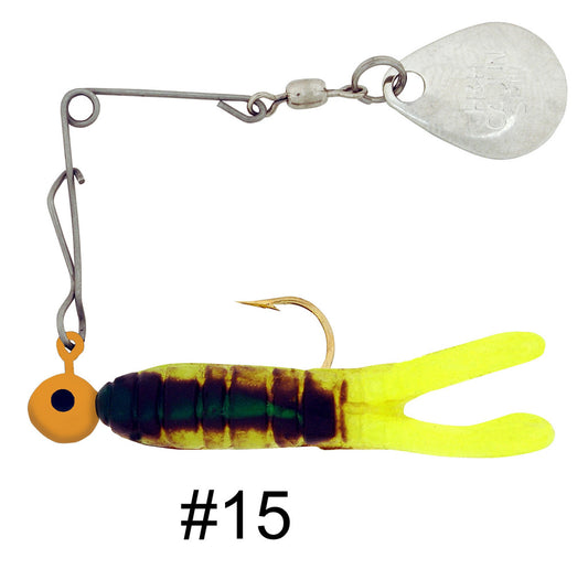 H&H Cajun Spin 1/8 Chart Crawfish 12 per Card