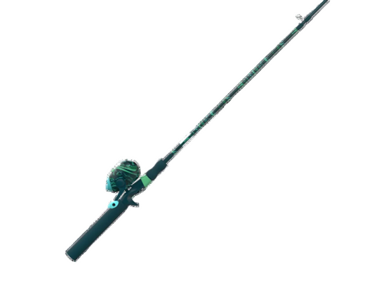 Zebco Splash 6FT 2PC Medium Spincast Combo Grunge Green