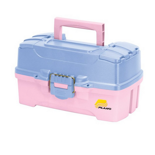 Plano 2 Tray Tackle Box Periwinkle/Pink