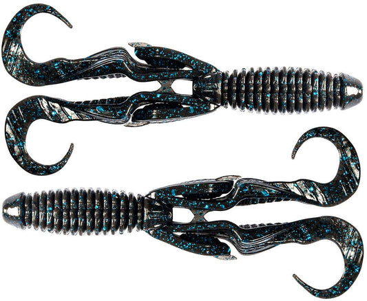 ZMAN Gremlin 4.5" Pack of 4 Black/Blue