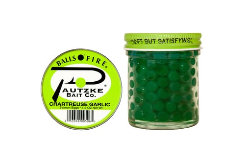 Pautzke Ball O' Fire Salmon Eggs Chart Garlic