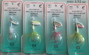 FJ Neil Deluxe Cocktail Spinner 1/32oz Assorted Card of 12 32RT-GF
