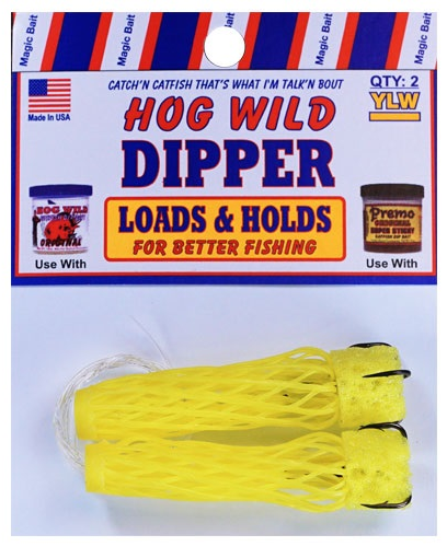 Magic Bait Hog Wild 48-55 Yellow Dipper 2 Pack