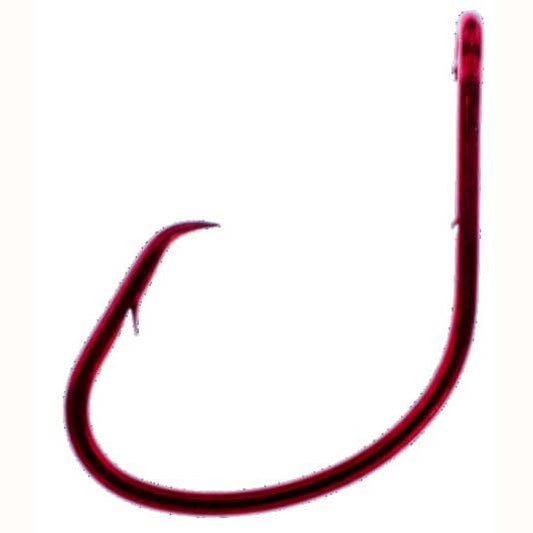 Boss Kat Red Offset Circle Hooks 1/0 5 Pack BK84Z