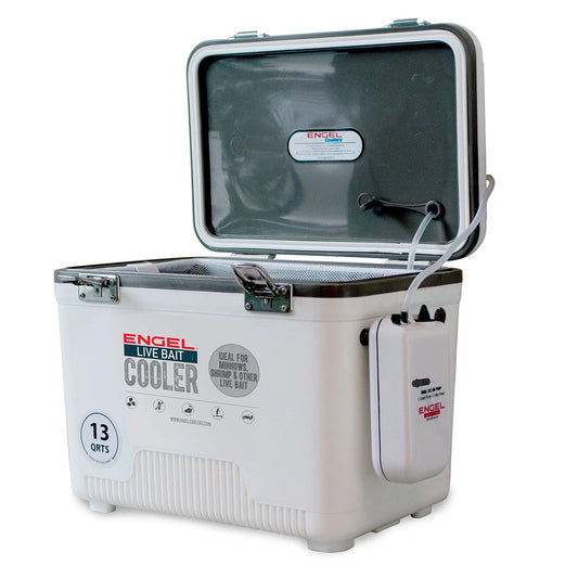 Engel 13qt Bait Cooler ENGLBC13-N White