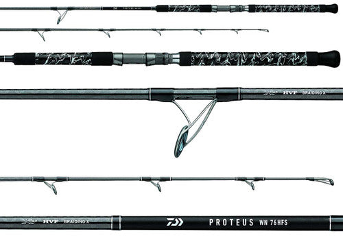 Daiwa Proteus WNC76HFS Winn Gray Camo Spinning Rod