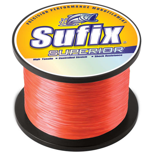 Sufix Superior 40lb Neon Fire Monofilament 370yds